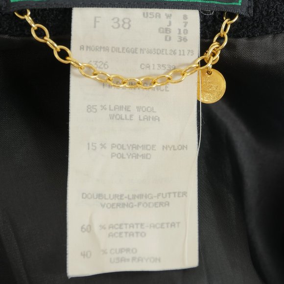 Lolita Lempicka Black Button Up Fitted Classic Wool Blazer Size 38/US 6 Jacket - Picture 3 of 15